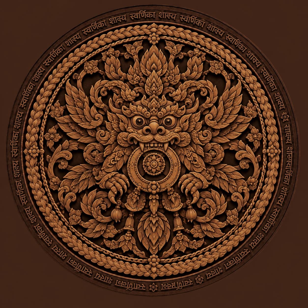 Newari Jhyal decor inspired artwork